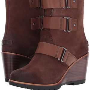 Sorel After Hours Booties, Tobacco Brown